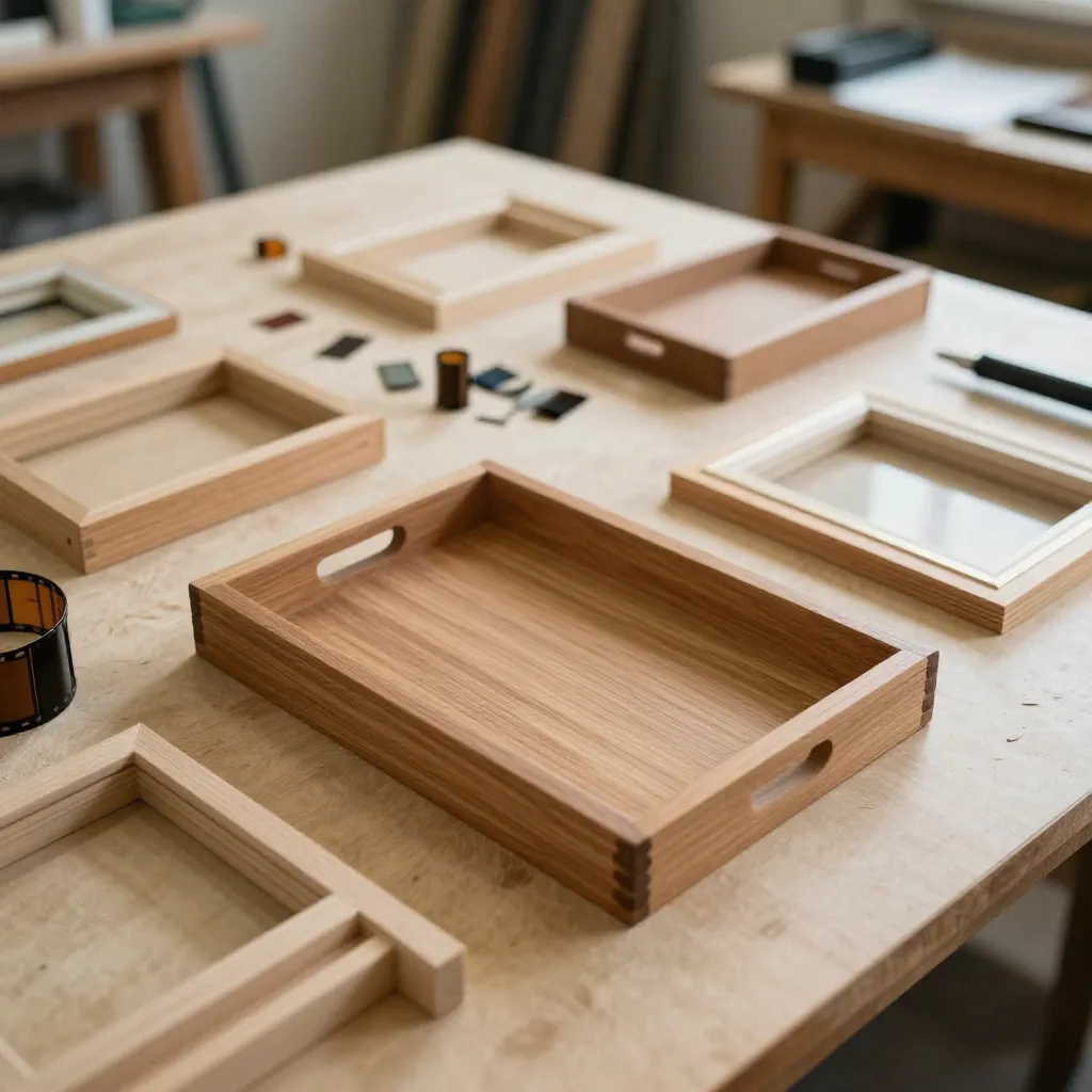 Woodworking workshop interior